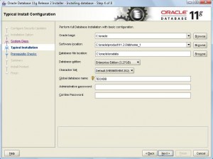 Oracle 11g Database Installation:Pic 3