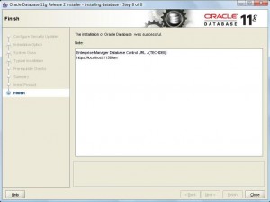 Oracle 11g Database Installation:Pic 7